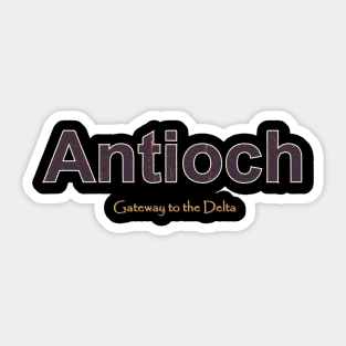 Antioch Grunge Text Sticker